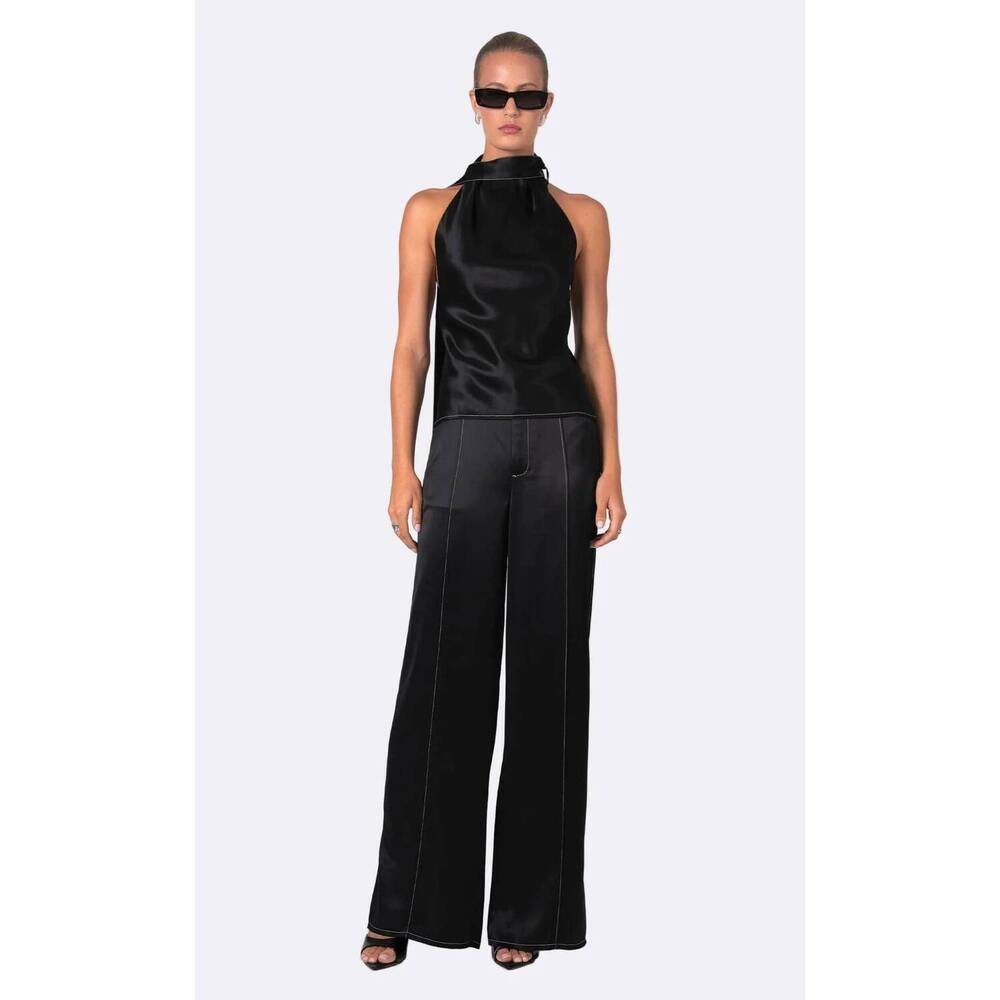 NEW NONCHALANT LABEL marcella wide leg pants in black